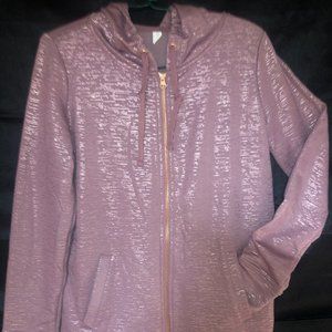 new thick hooded zip up